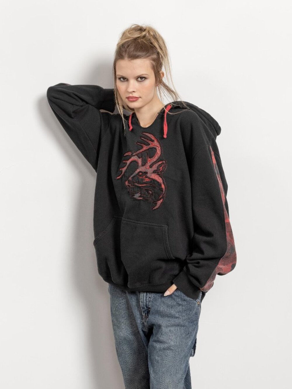 Y2K Hoody Vintage 2000's Baggy Big / Xl